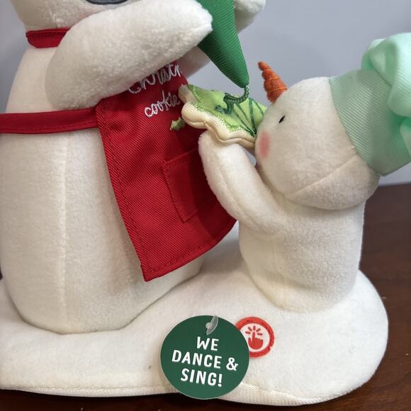 Hallmark Jingle Pals Snowmen Can’t Wait For Cookies Animated Musical Plush 2022 - Picture 6 of 8